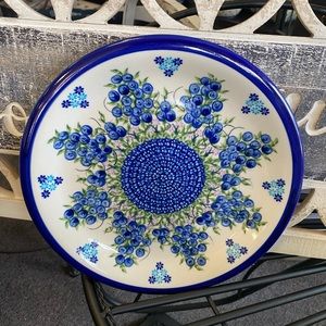 Polish Pottery Dinner Plate